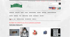 Desktop Screenshot of idealagsupply.com